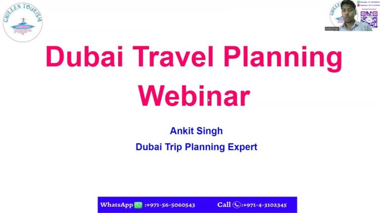 Dubai Travel Planning Webinar