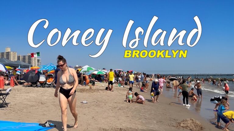 New York City Walking Tour – CONEY ISLAND Brooklyn NYC Walking Tour in Summer 2023